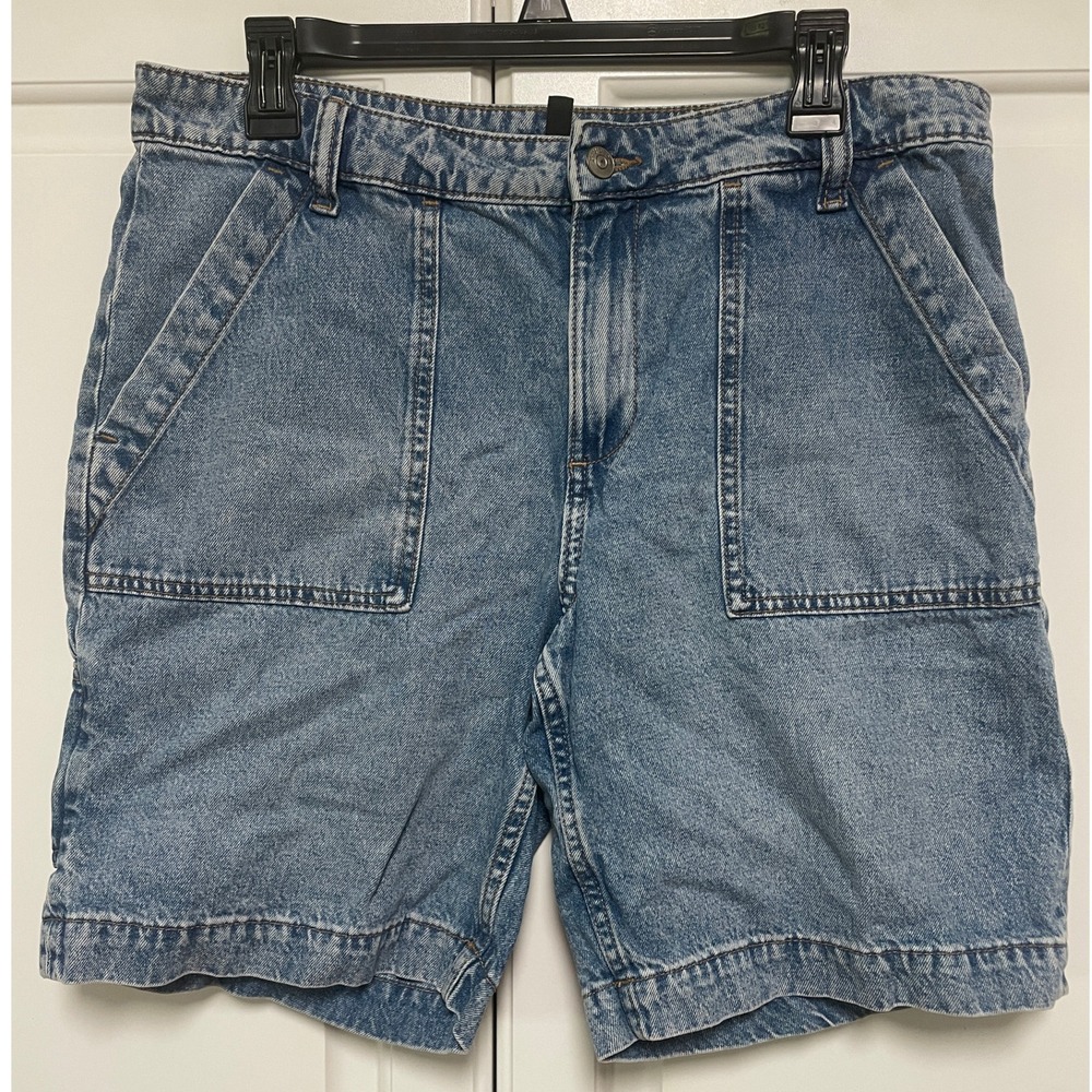 H&M Divided Denium Jean Cargo Shorts Sz‎ 8